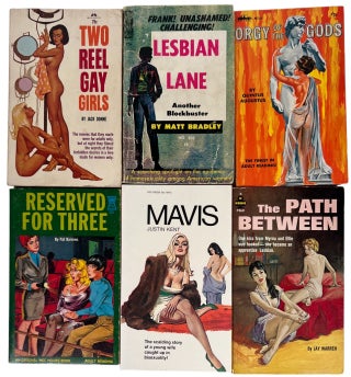 Item #19896 Early 1960s Lesbian Pulp Collection. LGBTQ Lesbian Pulp
