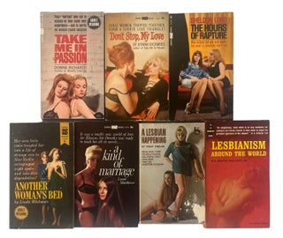 Item #19902 LGBTQ+ Literature Lesbian Pulp Paperback Collection 1963 to 1967 Early Mass Market...