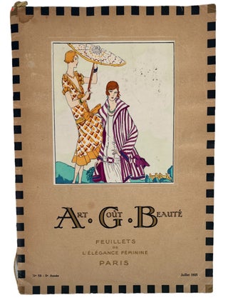Art Deco Parisian Couture Magazine "Art&ndash;Go&ucirc;t&ndash;Beaut&eacute;" Archive, 1920s