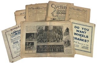 W.W.I Era Motorcycle Magazine Archive with Extensive Photographs. W. W. I. Motorcycle.