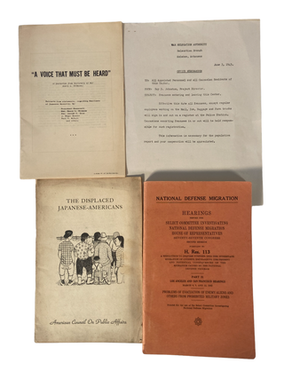 Item #20000 Japanese American Internment: War Relocation Authority Archive. Internement Camps...