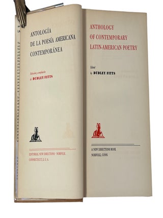 An Anthology of Contemporary Latin-American Poetry or Antologia de la Poesia Americana Contemporanea, First Edition 1942.
