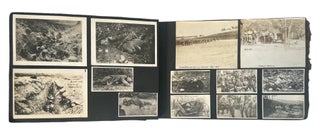 World War I Soldier’s Photograph Album Showing Battlefield Destruction Allied Armies and Civilian Life in France 1915–1918
