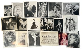Item #20067 Early Female Impersonator and Drag Queen Archive of 18 photos, with 6 signed. Female...
