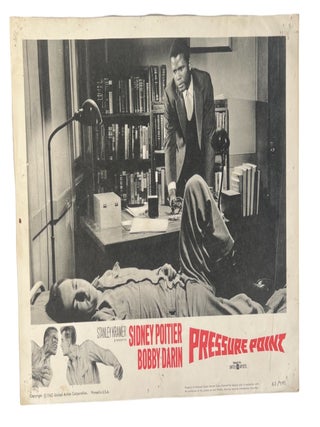Sidney Poitier in Pressure Point Original Lobby Cards, 1962