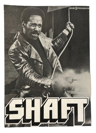 "The First Black Action Hero" Shaft Blaxploitation Pressbook. Film Blaxploitation.