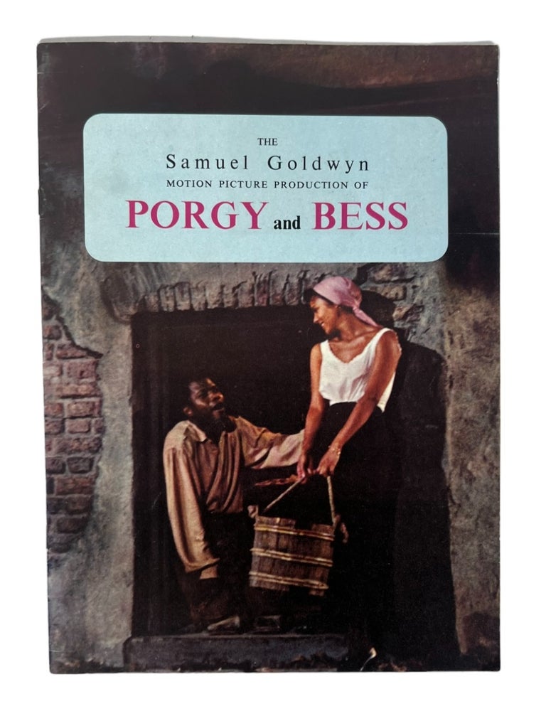 Item #20098 African American Film History and the All Black Cast of Porgy and Bess, 1959. Sidney Poitier Film.
