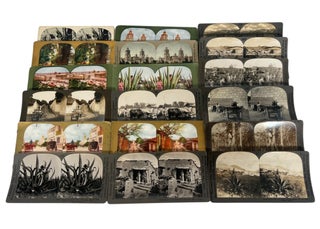 Item #20105 Early 1900s Mexico City, Plantations, Rural Streets Stereoview Archive. Photography...