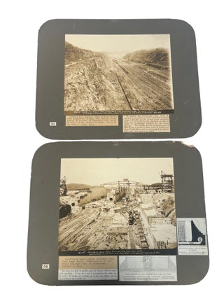 Item #20183 Rare Large Photographs of Panama Canal Construction, 1912. Early Photography Panama...