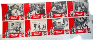 Item #20258 African American 1970 film "Halls of Anger" Lobby Card Archive. Halls of Anger...