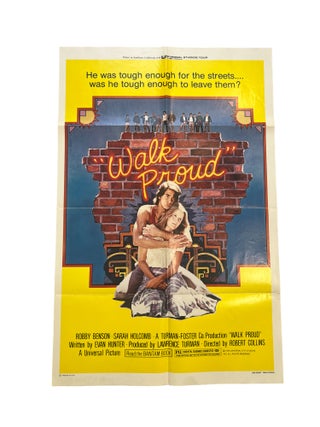 Chicano Gang film Walk Proud starring Robby Benson, original 1979 movie poster. Walk Proud Chicano.
