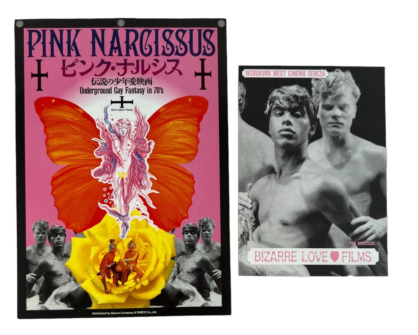 Rare 1971 Queer Masterpiece , Pink Narcissus Japanese Film Promotionals by  Pink Narcissus LGBTQ Film on Max Rambod