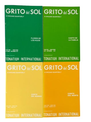 Item #20278 Grito del Sol: A Chicano Quarterly 1977 - Successor to El Grito. Grito del Sol...