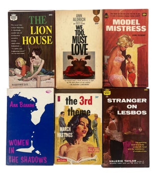 Item #20316 Archive of Early Lesbian Pulp Novels all written by Lesbian Authors. Pulp LGBTQ