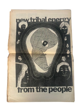 Early Radical Activist Newspaper the Berkeley Tribe January 1971 covering Prison, Oil Spills, and Chicano activism