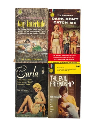 Early Lesbian Pulp Novels Collection All Written by Women Authors from 1950s and 1960s. Women Authors LGBTQ Pulp.