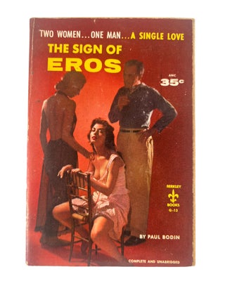 Early Lesbian Pulp The Sign of Eros -1955. Paul Bodin Lesbian Pulp.