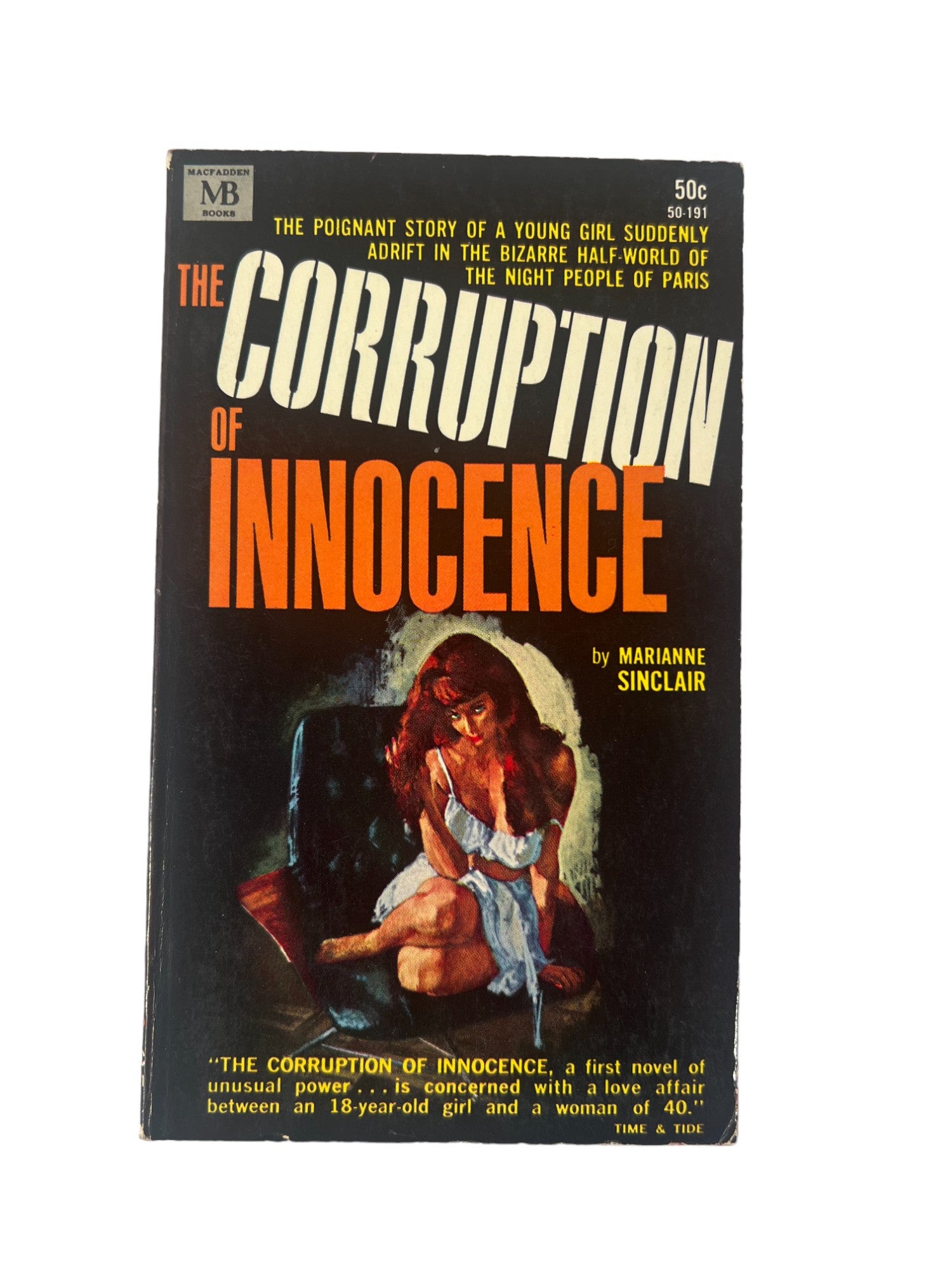 Early Lesbian Pulp Novel The Corruption of Innocence by Marianne Sinclair,  1964 | Marianne Sinclair Lesbian Pulp