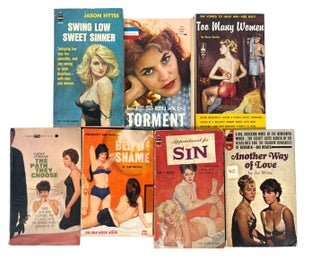 Item #20386 Early Archive of Lesbian Pulp Novels with Vintage 1950s and 1960s Covers, Collection...