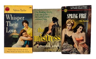 Item #20418 Early Lesbian Pulp Novels Collection all Written by Women in the 1950s. Collection...