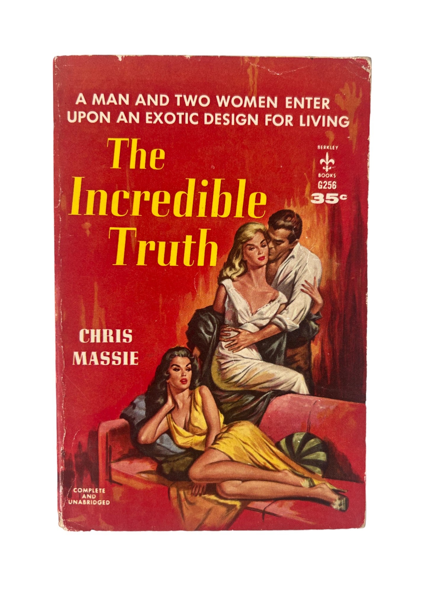 Early 1950s Lesbian Pulp Novel The Incredible Truth By Chris Massie