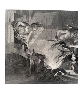 Revolutionary War History F. O. C. Darley Engraving of the Wyoming Massacre 1878
