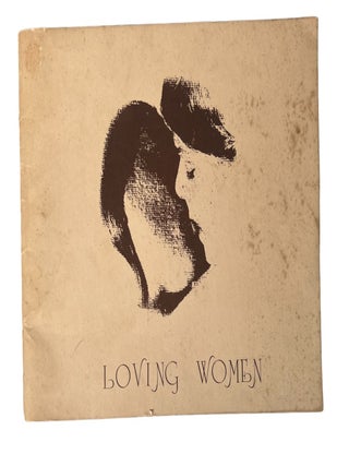 Early Lesbian book "Loving Women" a detailed manual with illustrations 1975. Love Guide Lesbian.