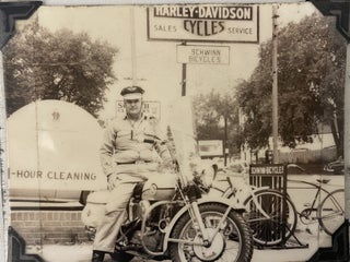 1960s Harley Davidson Motorcycle Club and Dealership in North Carolina Photo Archive