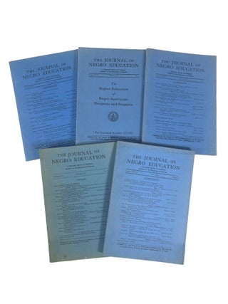Item #20670 The Journal of Negro Education: Howard University's Landmark Forum on Black...