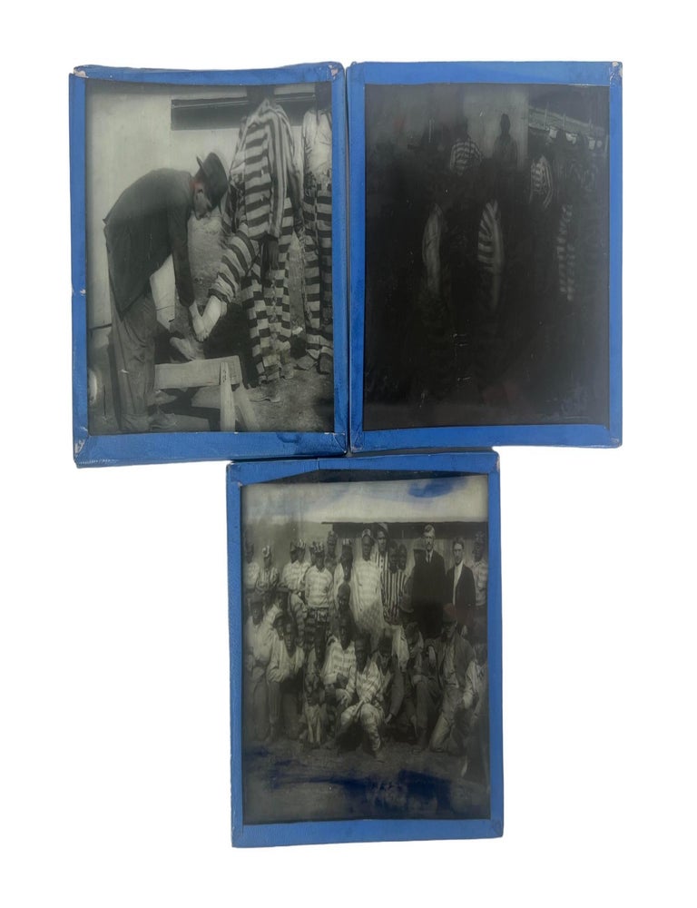 Item #20685 United States Prison History Visual Record of Inmate Labor, Discipline, and Recreation in Segregated Carceral Systems Late 19th Century. African American Inmates.