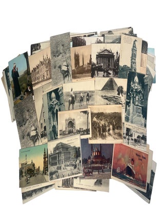 Item #20733 Archive of Handwritten Postcards with Heartfelt Correspondences from a W.W.I...