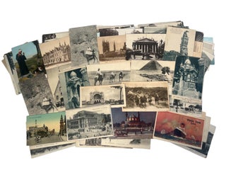 Item #20733 Archive of Handwritten Postcards with Heartfelt Correspondences from a W.W.I...