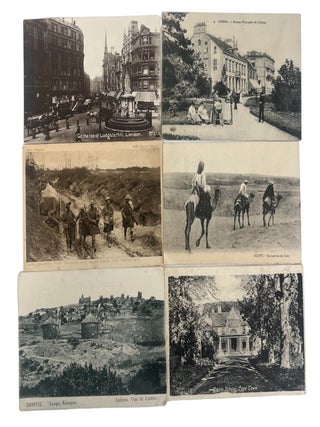 Archive of Handwritten Postcards with Heartfelt Correspondences from a W.W.I Australian Soldier during the Gallipoli Campaign and Going through Europe and Northern Africa,