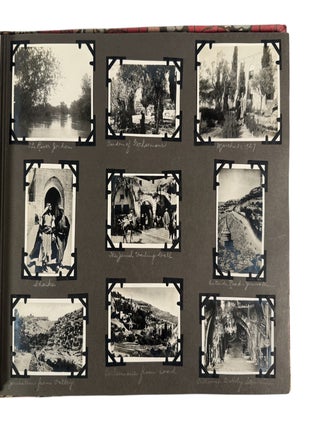 Interwar Travel Photography Mediterranean and Middle East Grand Tour Album Across Europe and British Mandate Palestine, 1927