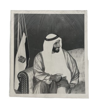 Item #20869 Sheikh Zayed Bin Sultan Al-Nahyan, First President of the United Arab Emirates....