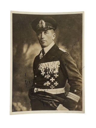 WW1 U-Boat Commander Felix Count Luckner Signed Photograph. WW1.