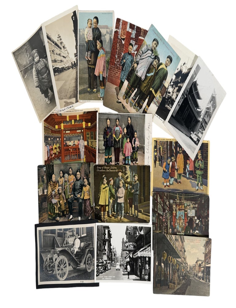 Item #20994 Chinese American History San Francisco Chinatown Community Life and Exclusion Era Photographs circa 1900 to 1940s. San Francisco Chinatown.