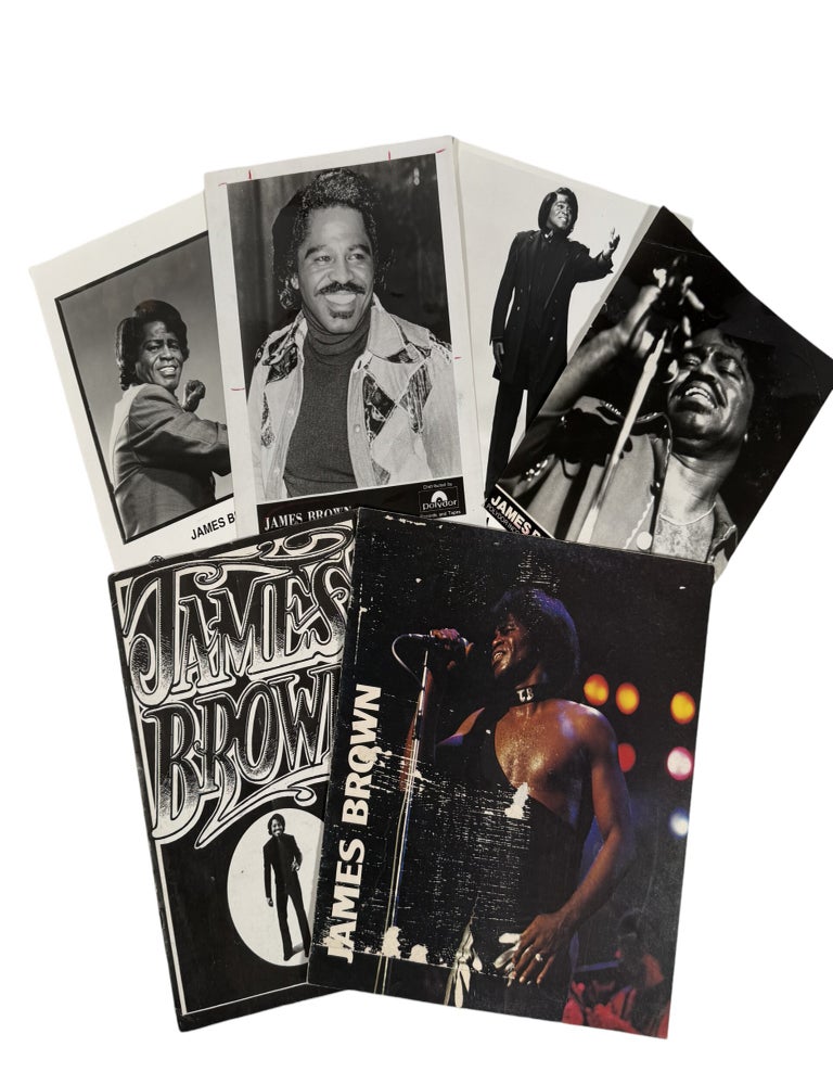 Item #21008 African American Soul and Funk Performance History, James Brown Photograph and Concert Program Archive, 1970s&ndash;1980s. James Brown.