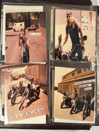 Southern California Biker Community Subculture Set of Two Photo Albums "Still ready and still going nowhere", 1970s-80s