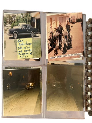 The Backyard Bikers, 1980s Carson California Motorcycle Crew Photo Albums