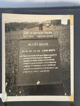 American Motorsports History. 1930s Motorcycle Racing and Road Travel Photograph Album Featuring Harley Davidson and Indian Competition Culture.