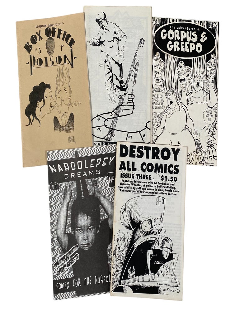 Item #21381 Independent Alternative Zines Archive. Destroy All Comics.