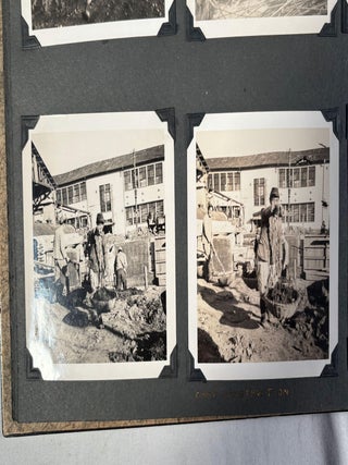 Japan Occupation U.S. Army 1st Cavalry Brigade Extensive Photo Album chronicling US military operations, including Japanese American Nissei Soldiers, and interactions with Japanese laborers, workers, farmers daily life. 1945-1947