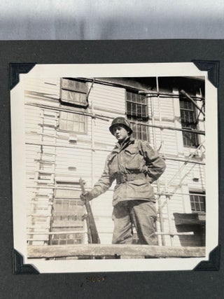 Japan Occupation U.S. Army 1st Cavalry Brigade Extensive Photo Album chronicling US military operations, including Japanese American Nissei Soldiers, and interactions with Japanese laborers, workers, farmers daily life. 1945-1947