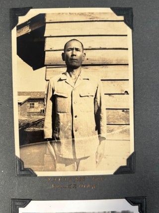 Japan Occupation U.S. Army 1st Cavalry Brigade Extensive Photo Album chronicling US military operations, including Japanese American Nissei Soldiers, and interactions with Japanese laborers, workers, farmers daily life. 1945-1947