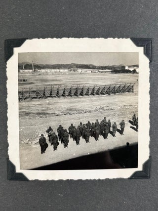 Japan Occupation U.S. Army 1st Cavalry Brigade Extensive Photo Album chronicling US military operations, including Japanese American Nissei Soldiers, and interactions with Japanese laborers, workers, farmers daily life. 1945-1947