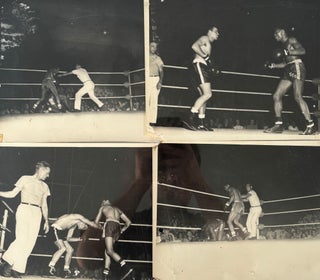 African American Military History U.S. Navy Boxing 1951 Photographs of Integration Era Athletics and Competition