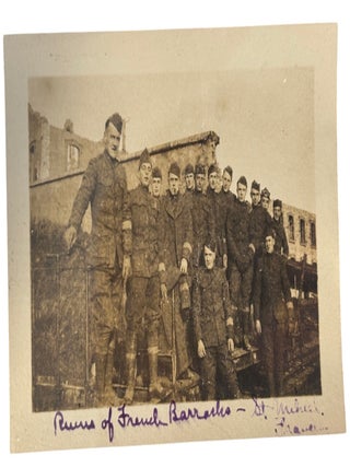 World War I American Expeditionary Forces France 1918 to 1919 Archive of 69 photographs of Combat Zones and Signal Corps Activity