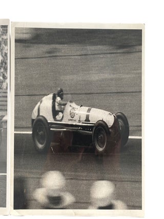 Southern California Motorsports Photography Showing Open Wheel Racing at the Los Angeles Memorial Coliseum, Circa 1940s&ndash;1950s