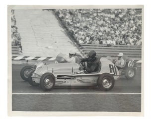 Southern California Motorsports Photography Showing Open Wheel Racing at the Los Angeles Memorial Coliseum, Circa 1940s–1950s